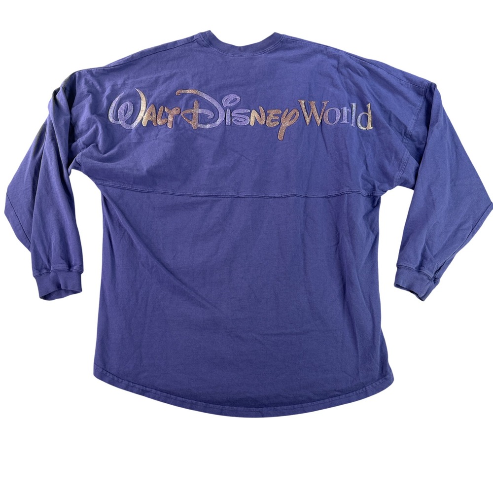 Spirit Jersey Walt Disney World Men L Purple 50th Anniversary Long Sleeve Shirt - Picture 1 of 8